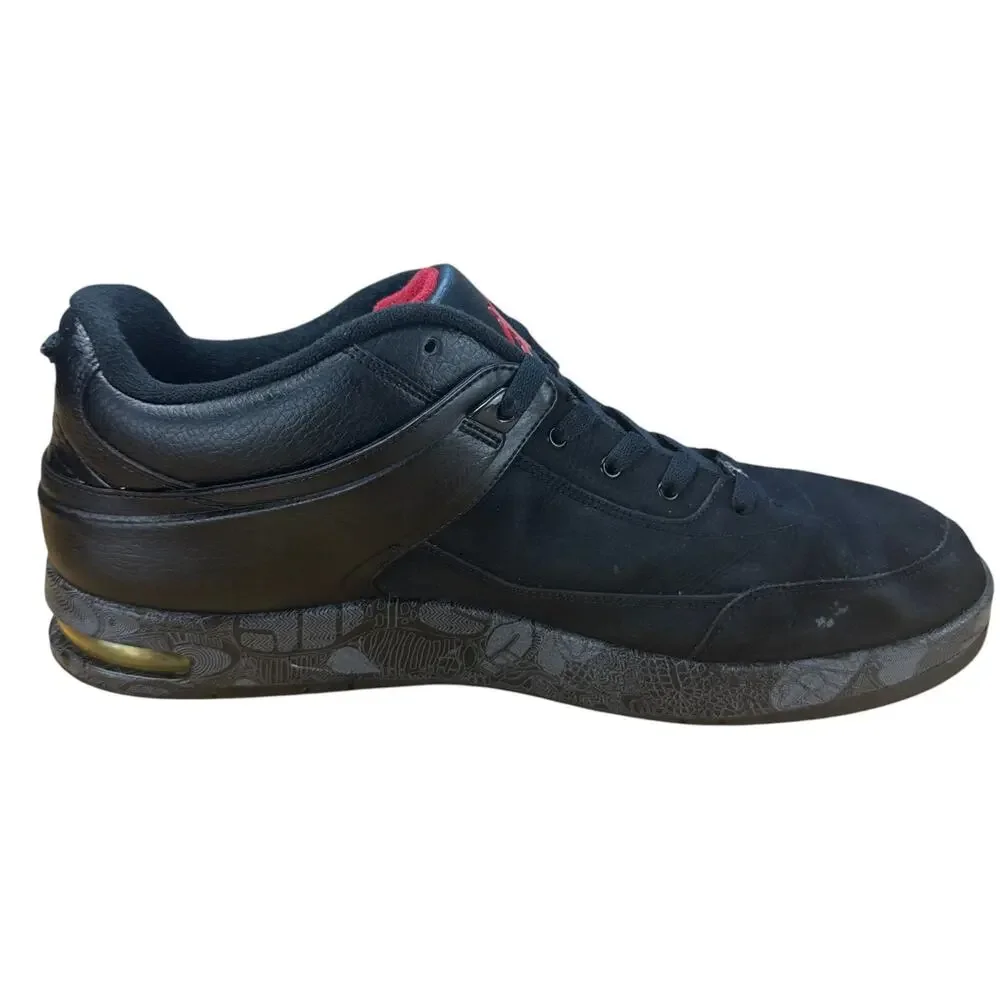 Nike Air Jordan Nu Retro 1 Low Black Red Laser Men Size 13 317770-002